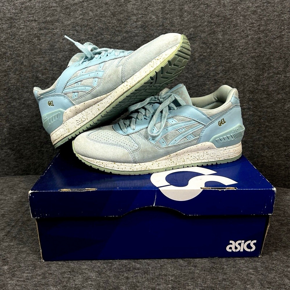 ASICS‎ Gel-Respector Men's Size 10 Crystal Blue EU 43 H6E3L Sneaker With Box